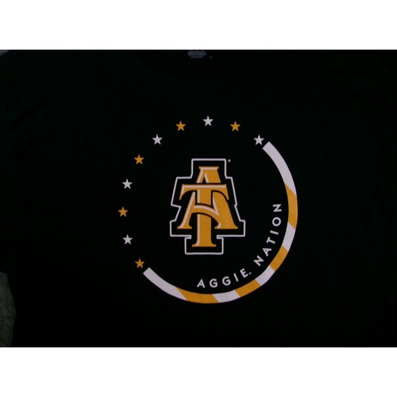 Champion Tee Mens XL Black Aggie Nation Graphic Short Sleeve Crew Logo Cotton - Picture 2 of 10